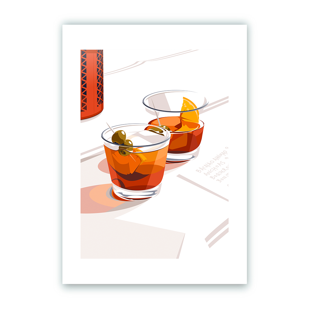 Dos Vermut Giclée Print