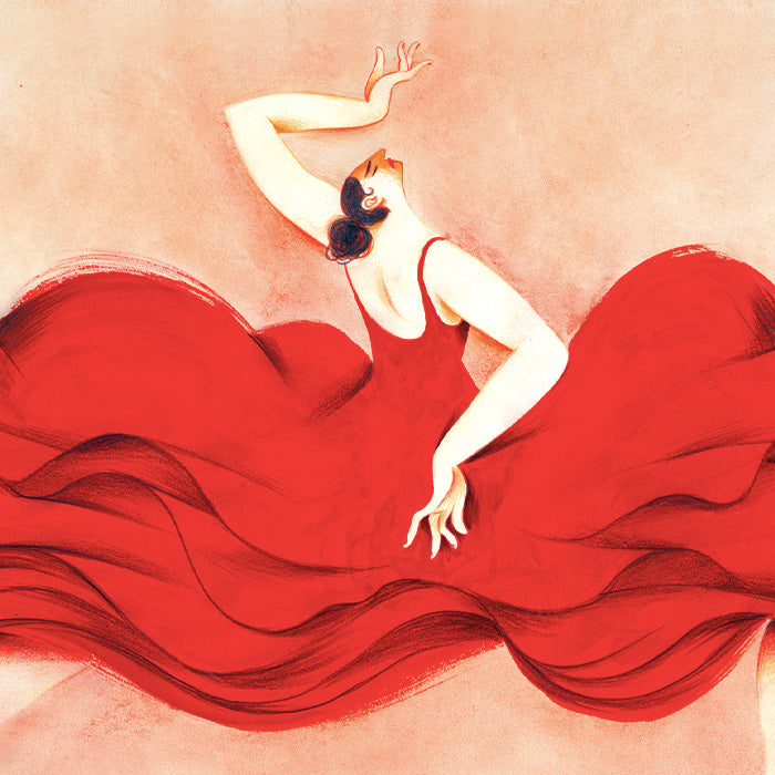 Flamenca Ella Giclée Print A3
