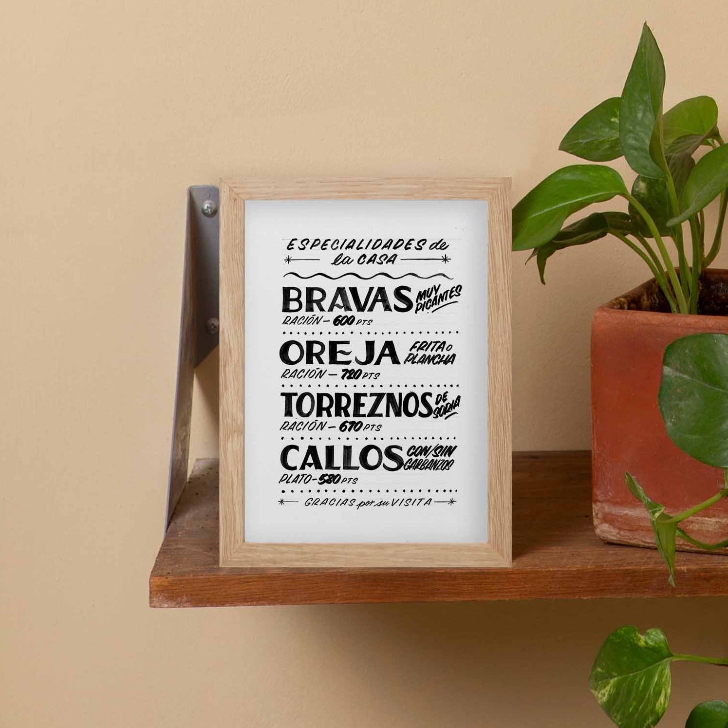 Especialidades de la casa BN Giclée Print