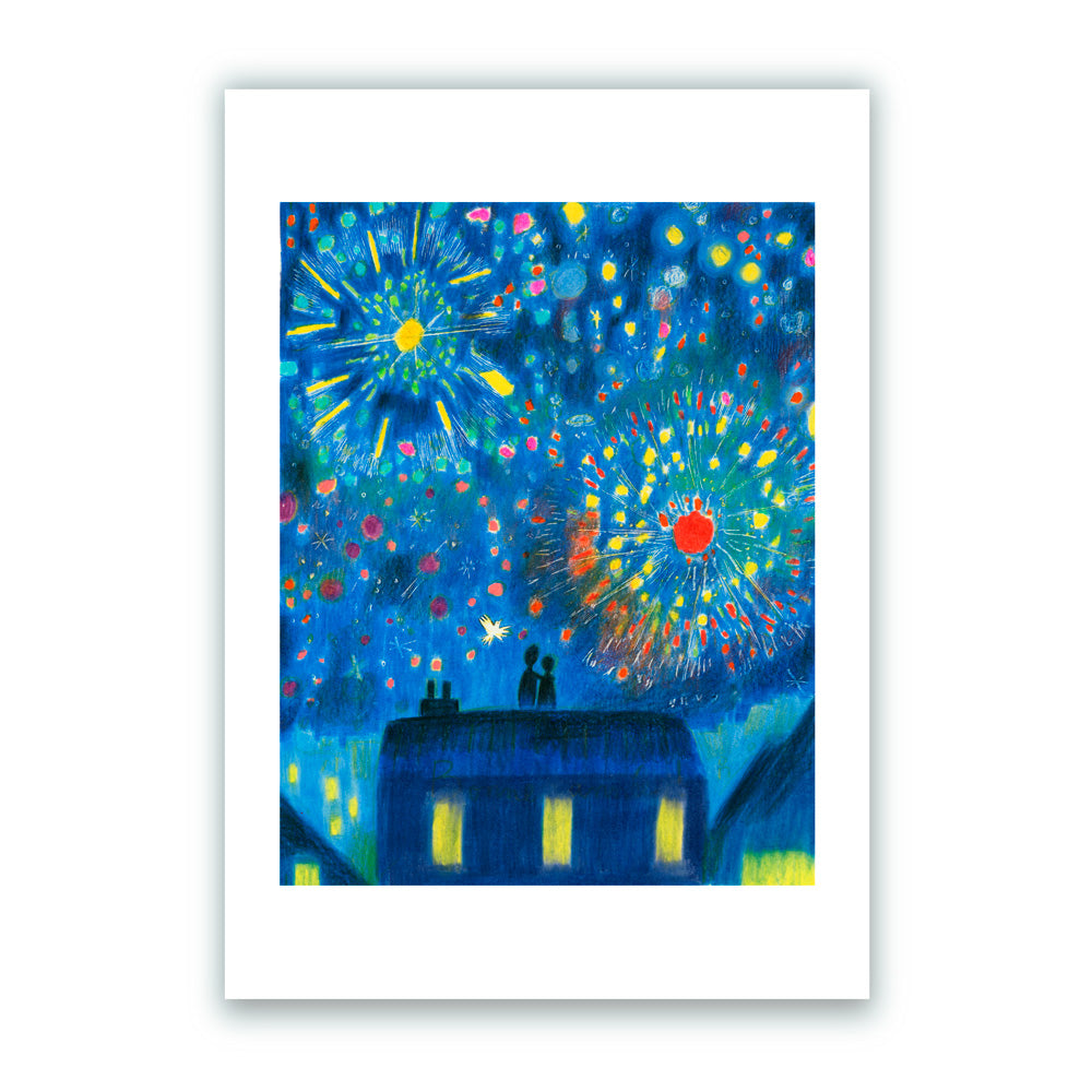 Fireworks Impresión Giclée A4
