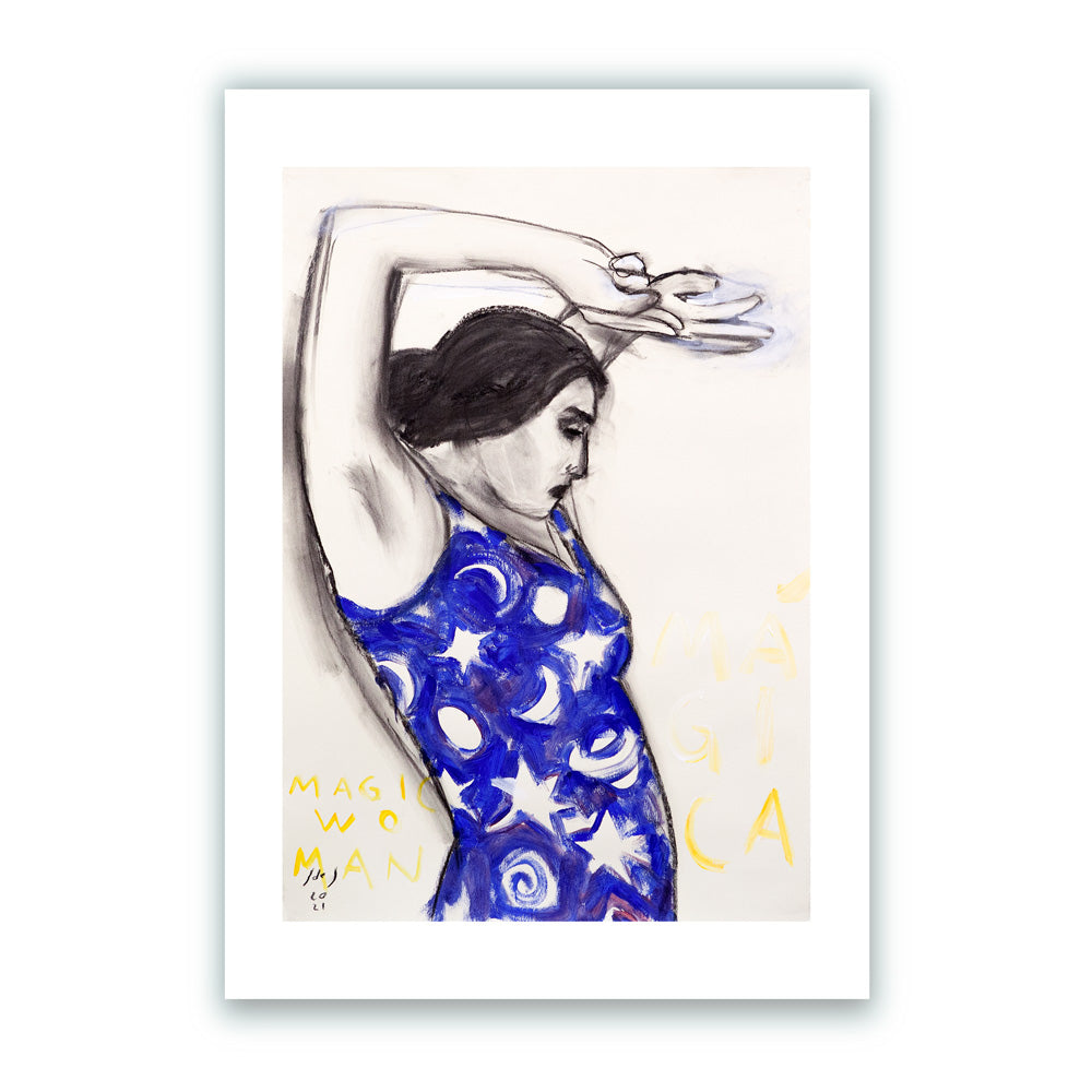 Flamenca "Magic Woman" Giclée Print A4
