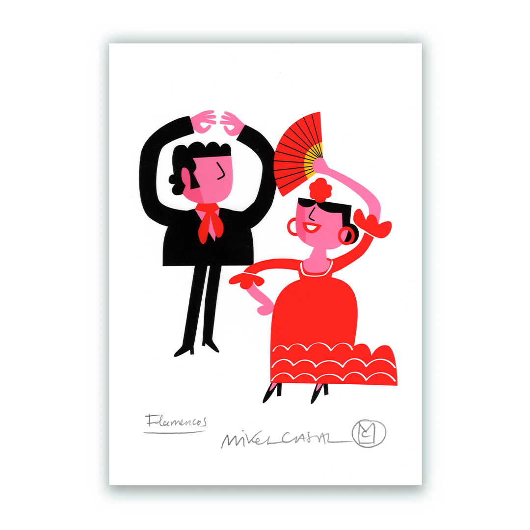 Flamencos 2 Giclée Print