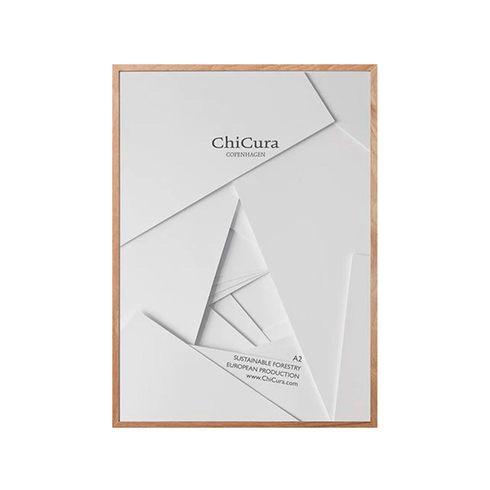 Marco de Madera A2 Cristal Roble