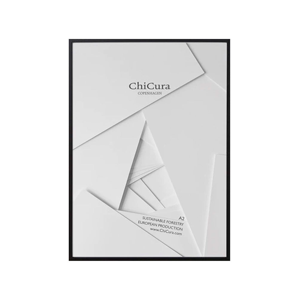 Marco de Madera A2 Cristal Negro