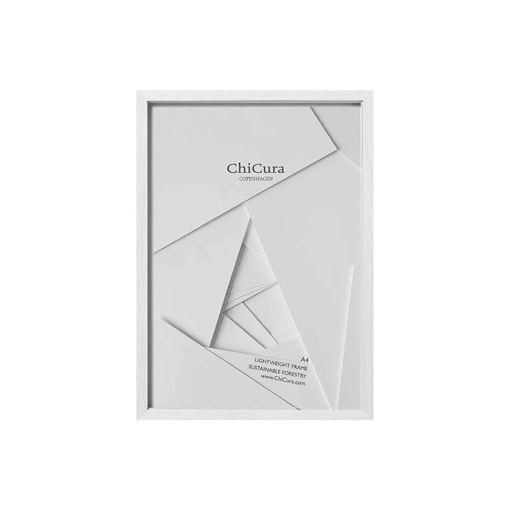 Marco de Madera A4 Cristal Blanco