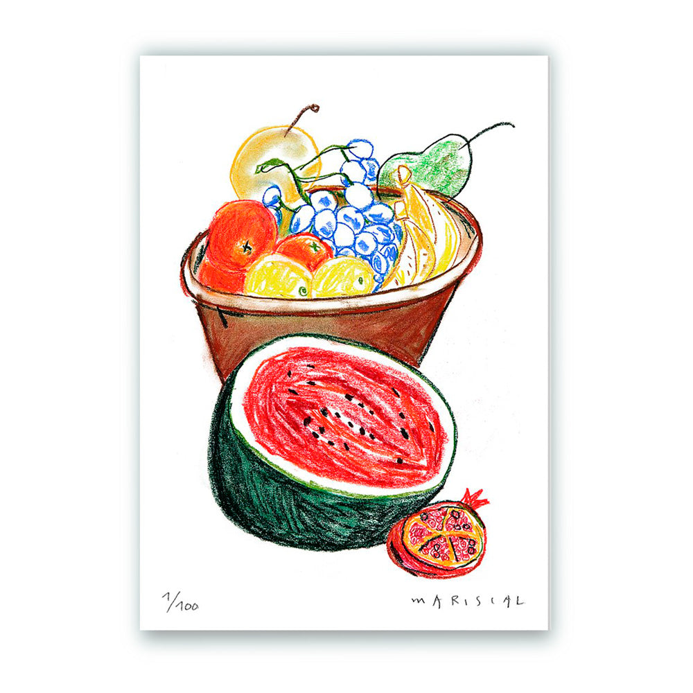 Frutas para Llenar Tartas Fine Art Print 30x40