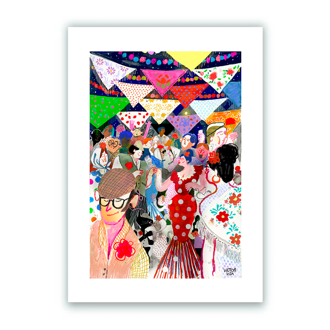 Fiesta de La Paloma Giclée Print