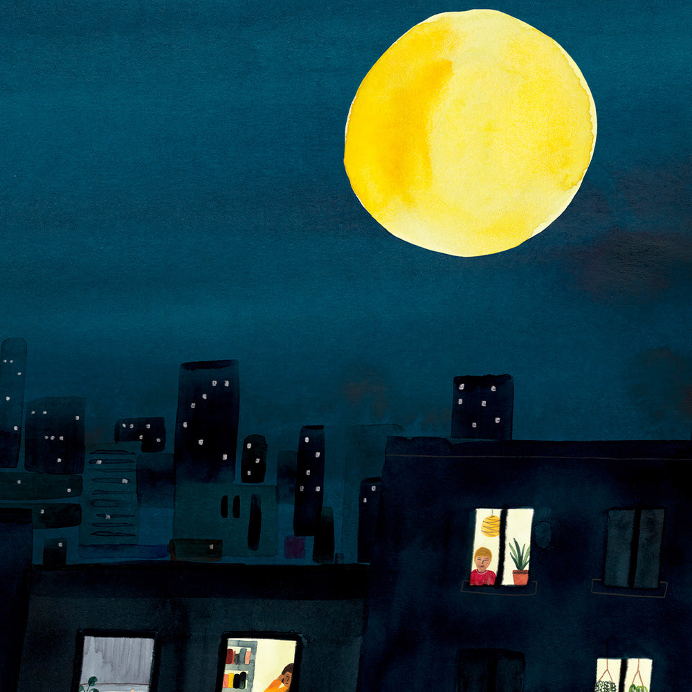 Panorámica Hey Moon Impresión Giclée