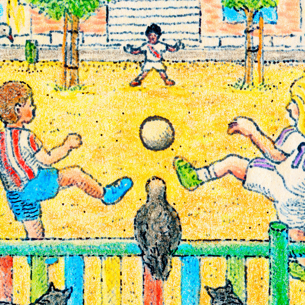 Icónico Madrid Fútbol Impresión Giclée