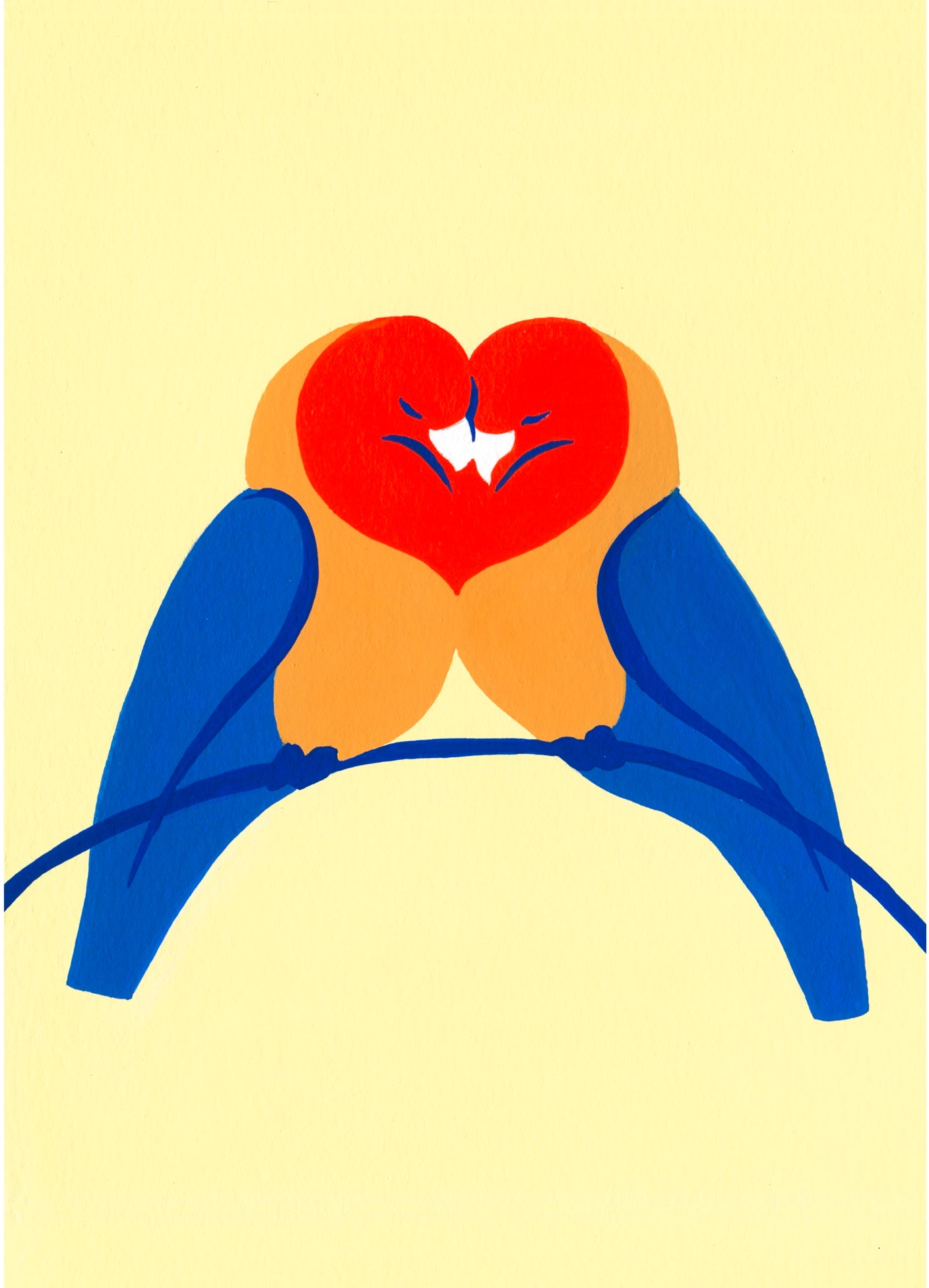 Inséparables Impresión Giclée