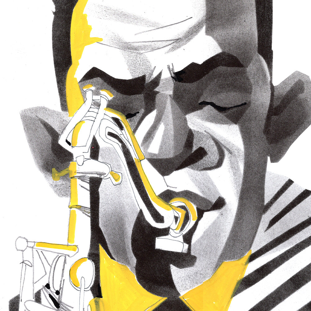 Jazz Man Impresión Giclée