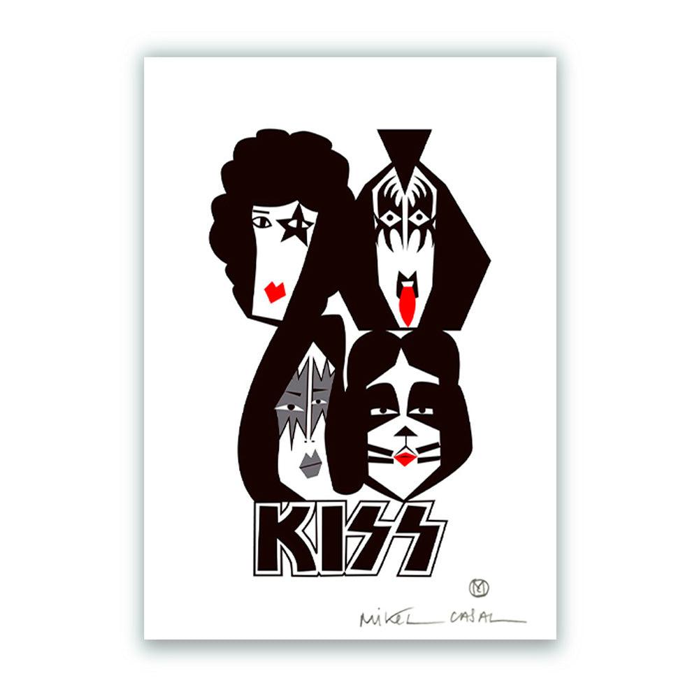Kiss A5 Giclée Print
