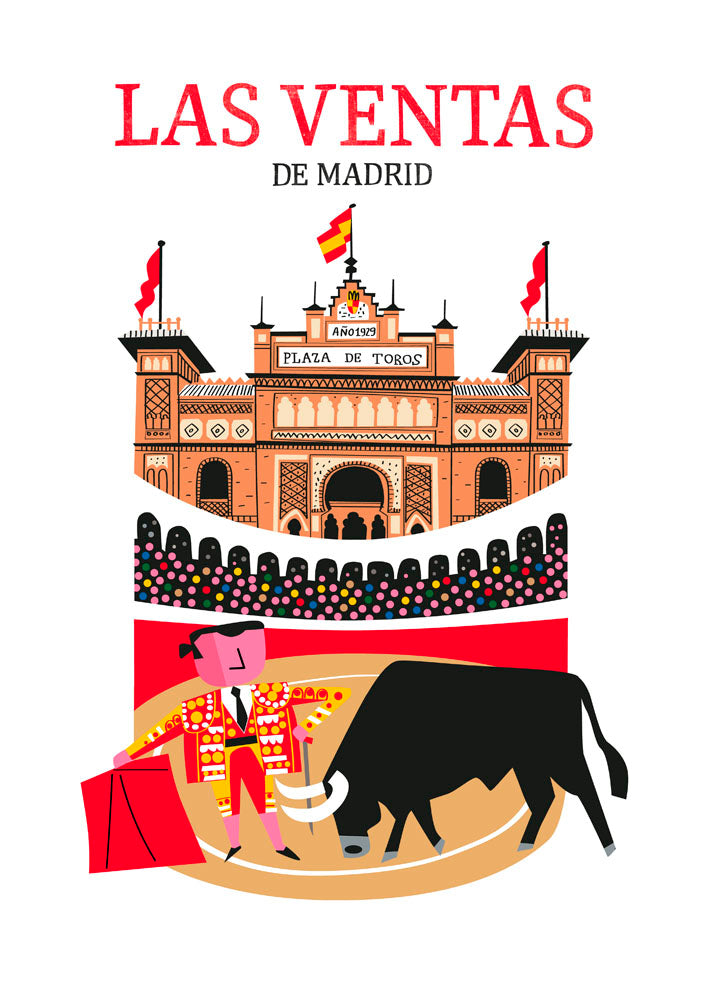 Las Ventas Letras Impresión Giclée