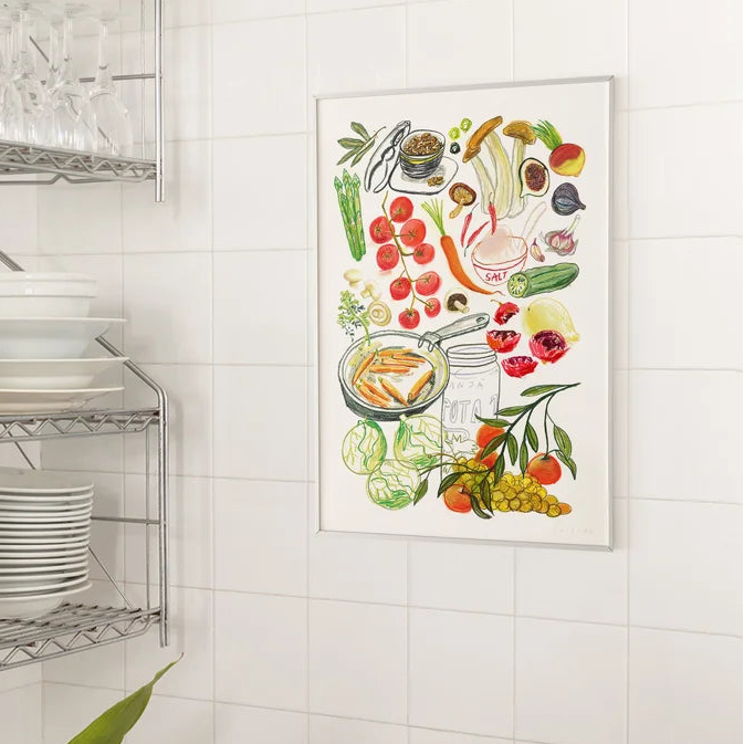 La huerta Impresión Fine Art