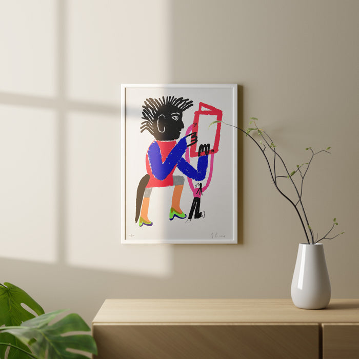 Lectores I 35 x 45 cm Serigrafía