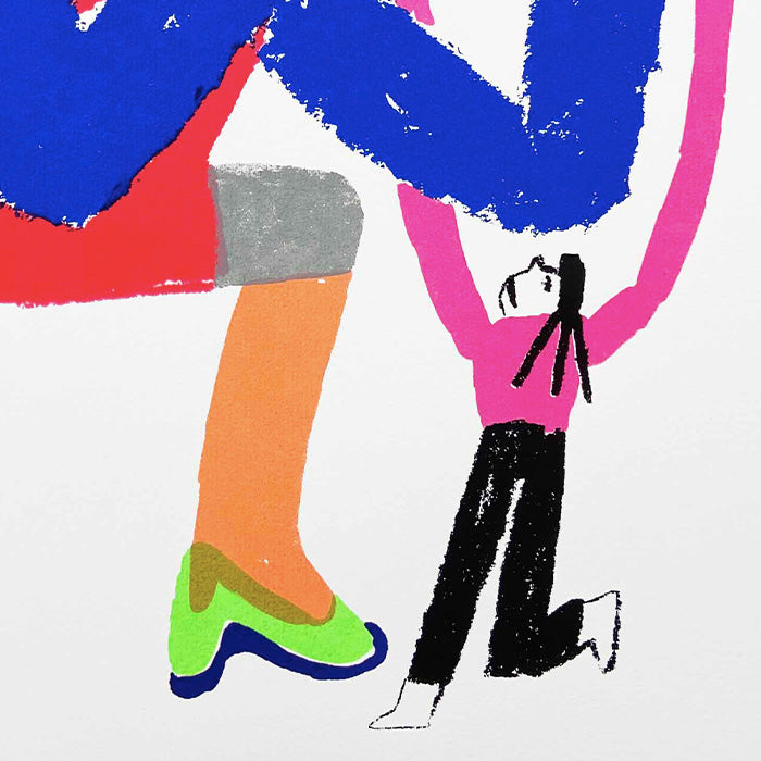 Lectores I 35 x 45 cm Serigrafía