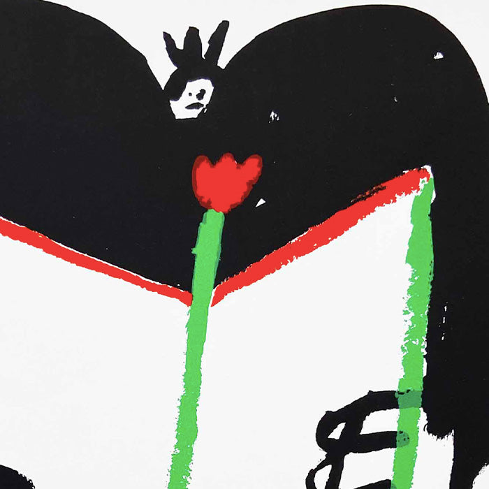 Lectores 2 35x45cm Serigrafía