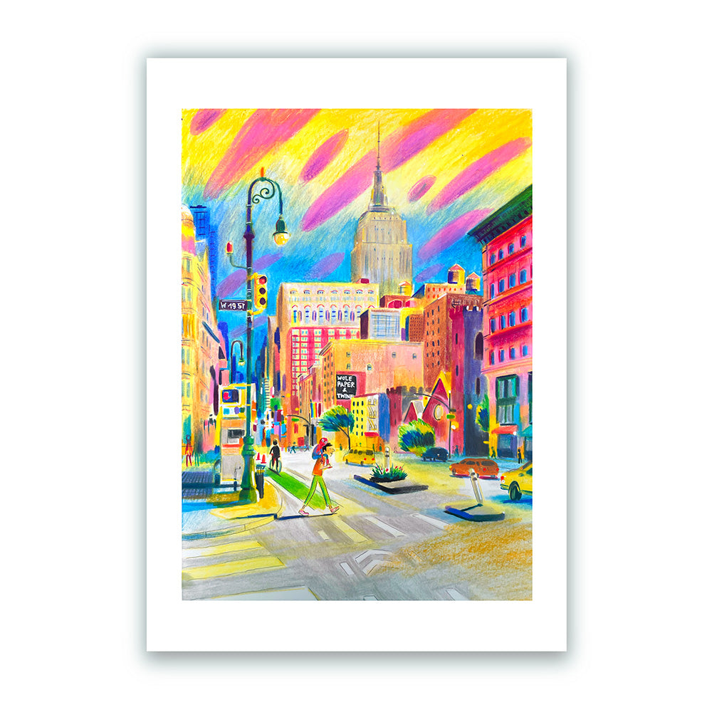 La Sieste à New York Impresión Giclée