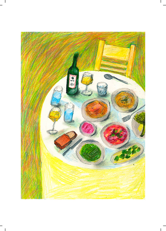 Lunch near the pantheon Giclée Print