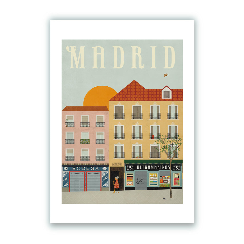 Madrid Impression Giclée A3