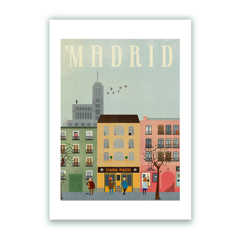 Madrid II A3 Giclée Print