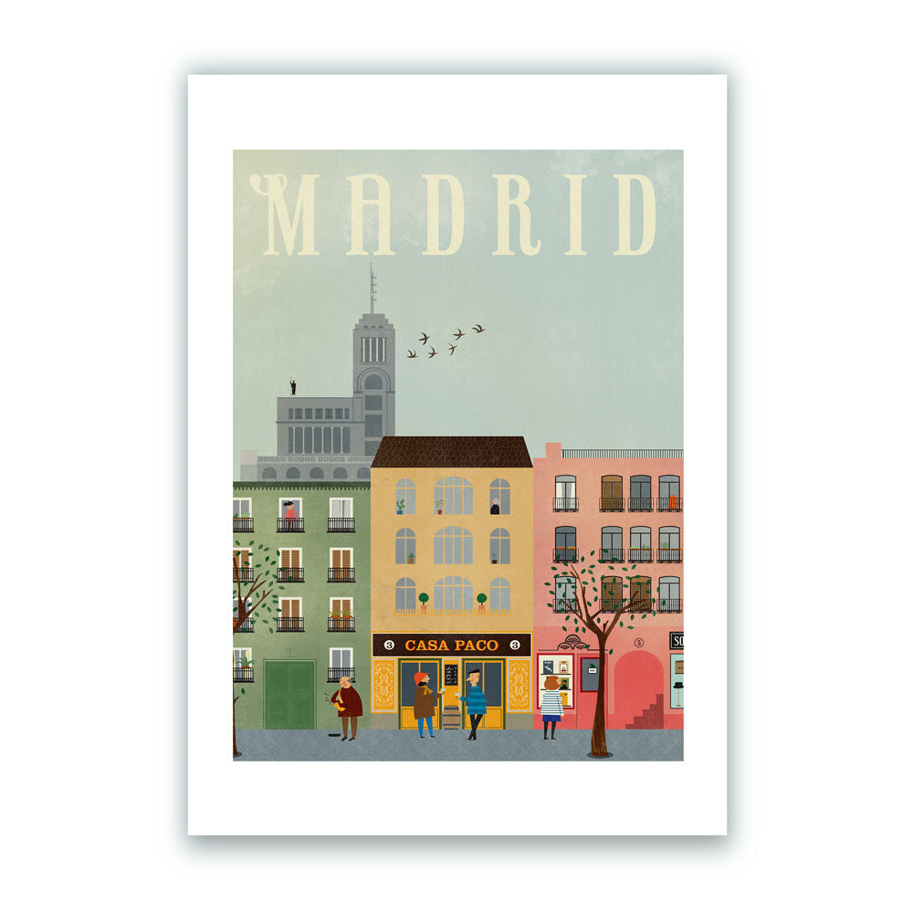 Madrid II Impresión Giclée A4