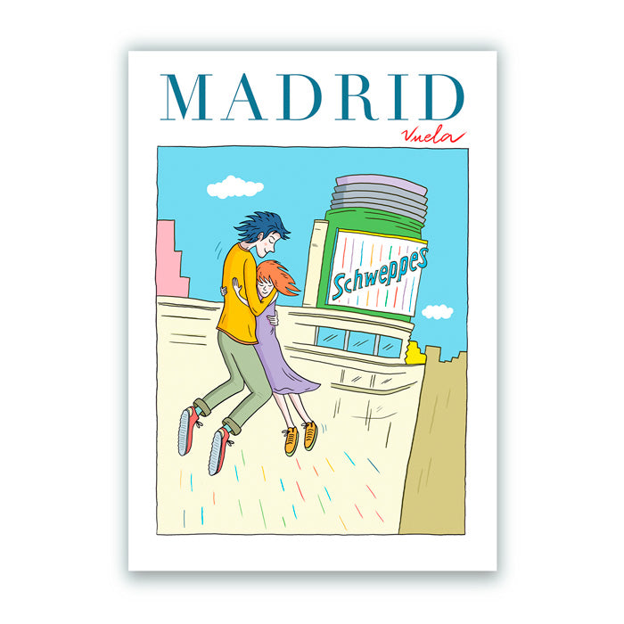 Madrid Vuela Digital Print A4