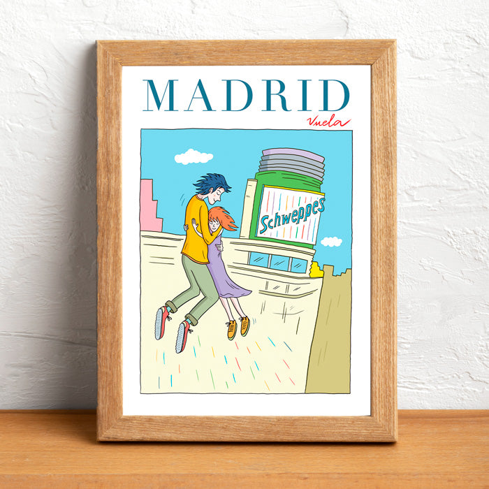 Madrid Vuela Digital Print A4
