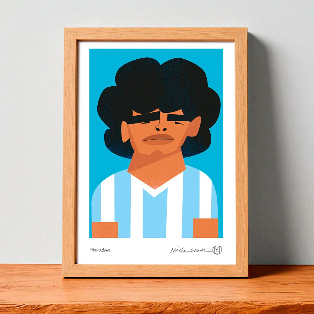 Maradona Giclée Print