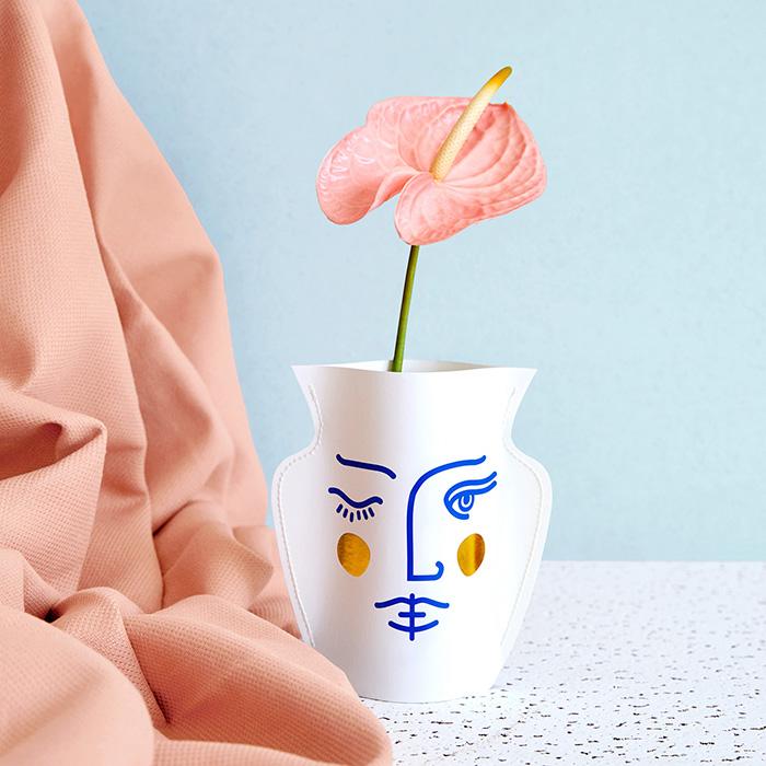 Mini vase en papier Janus