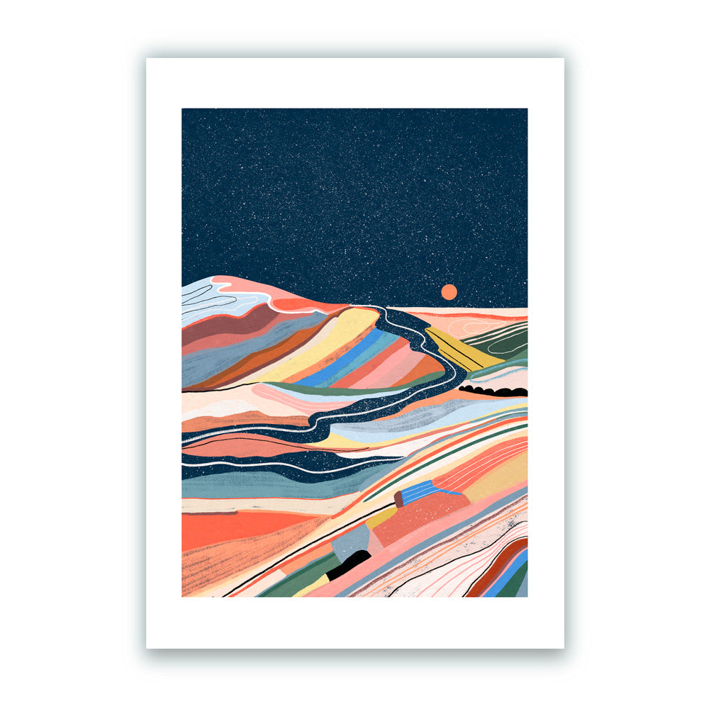 Moonstone Giclée Print A3