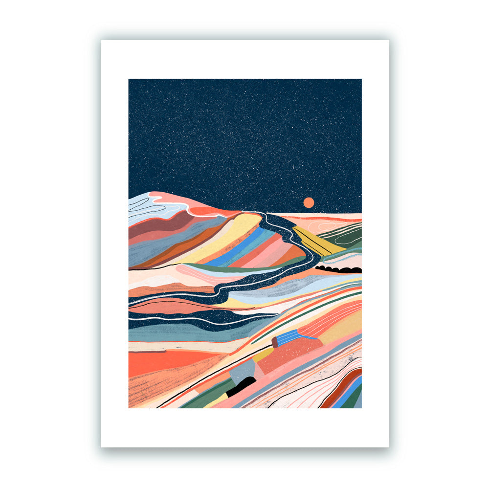 Moonstone Giclée Print A5