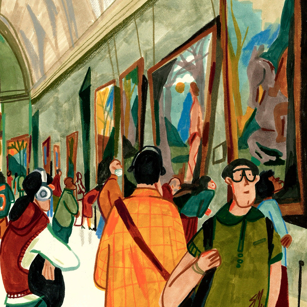 Prado Museum Interior Giclée Print A3