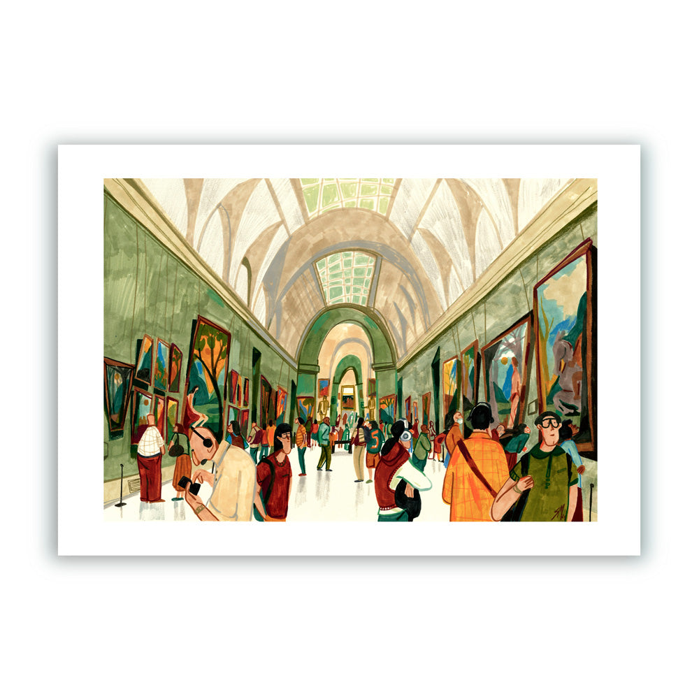 Museo del Prado Interior Impresión Giclée A3