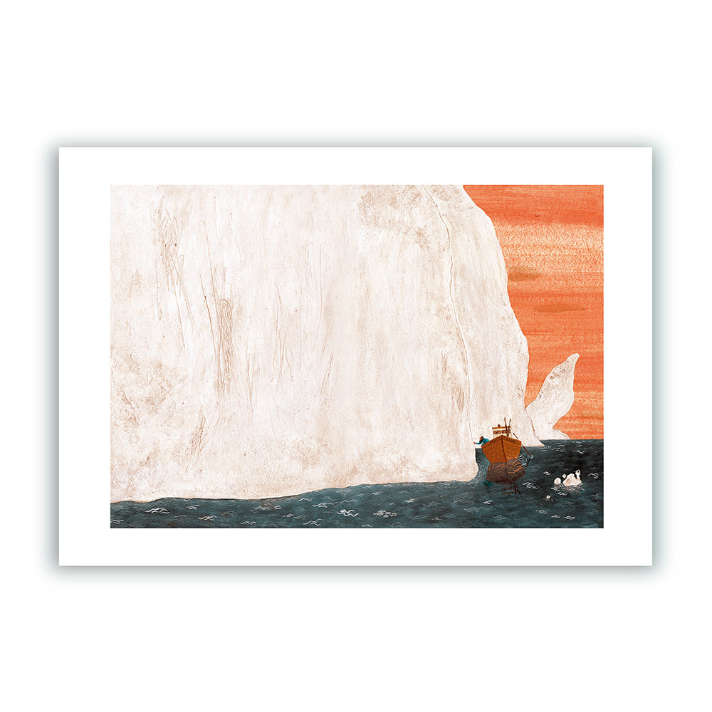 Moby Dick Iceberg Impresión Giclée