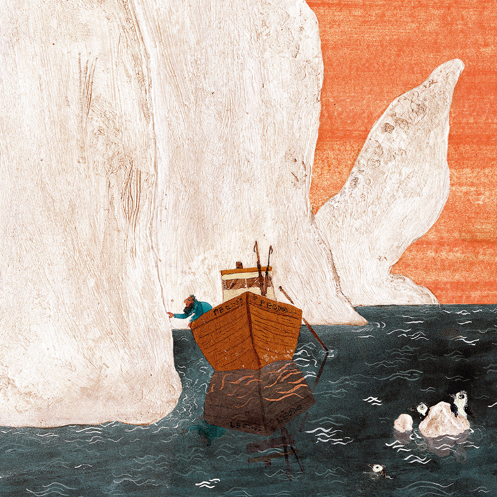 Moby Dick Iceberg Impresión Giclée