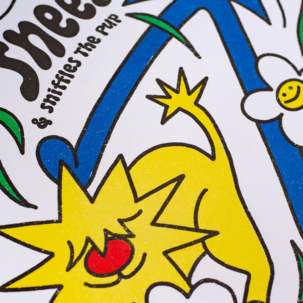 Mr. Sneeze & Sniffles the Pup Risograph