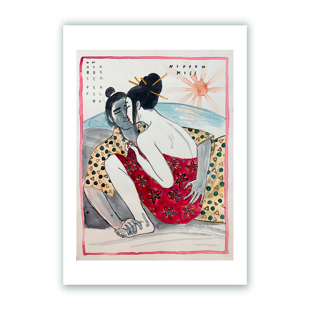 Nippon Kiss Giclée Print
