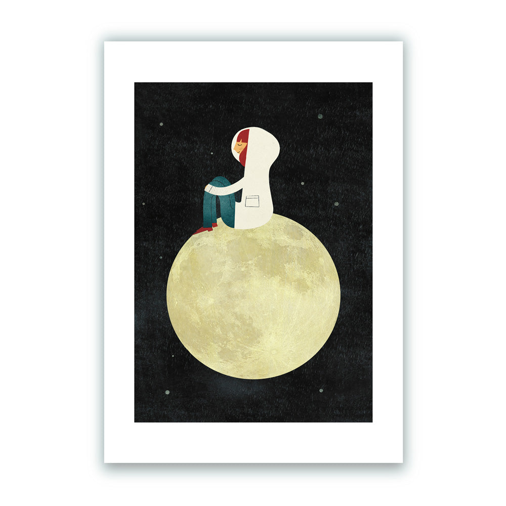 On the Moon A4 Giclée Print