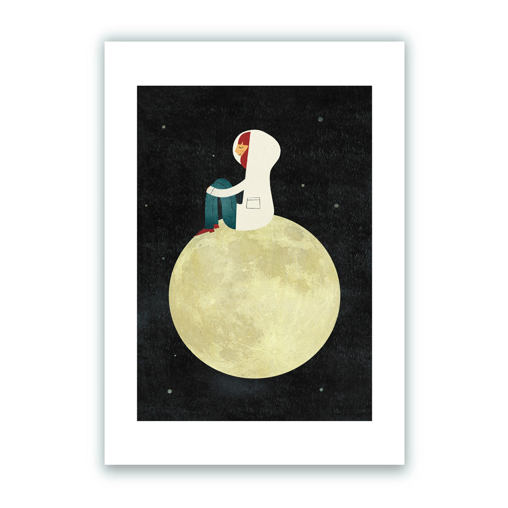 On the Moon Giclée Print A5