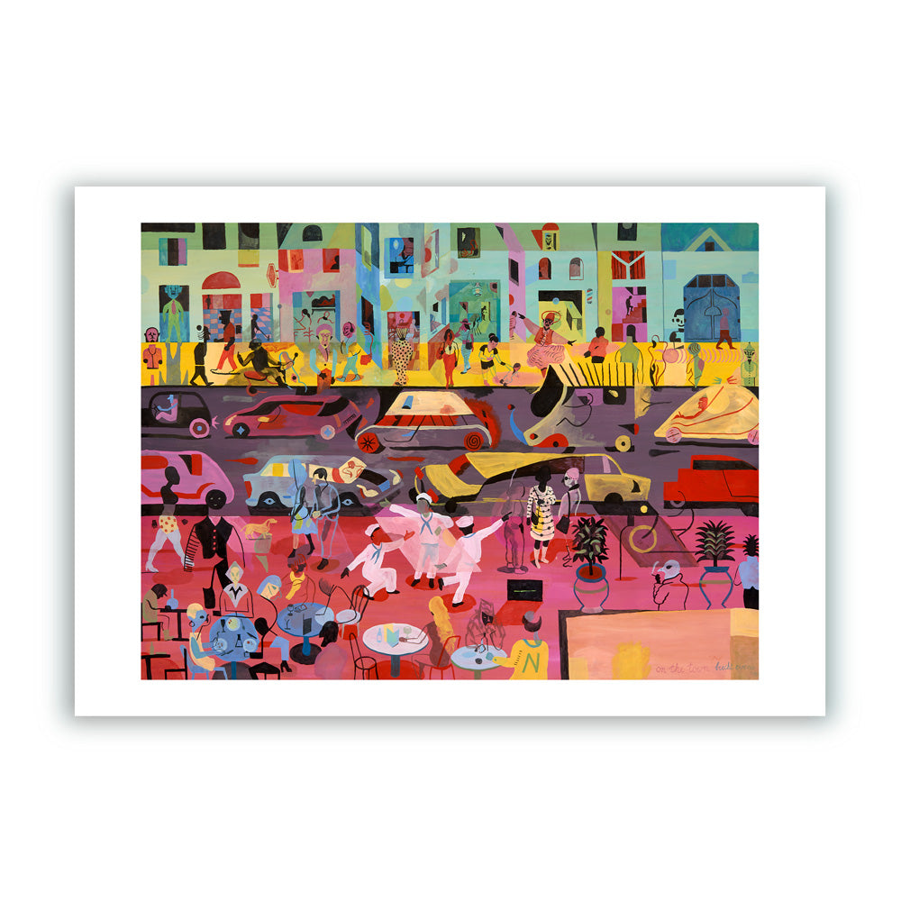 On the Town Impression Giclée A2