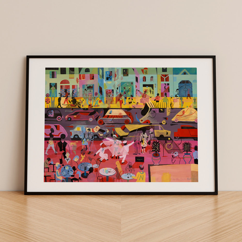 On the Town Impression Giclée A2