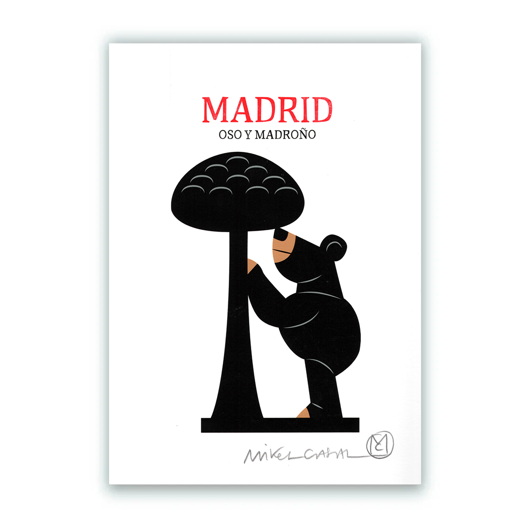 Oso y Madroño Letras Giclée Print