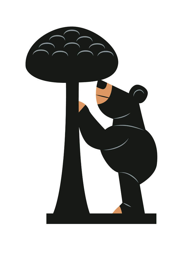 Oso y Madroño Impresión Giclée