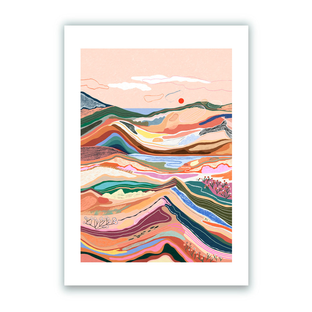 Over the Rainbow Impression Giclée A4