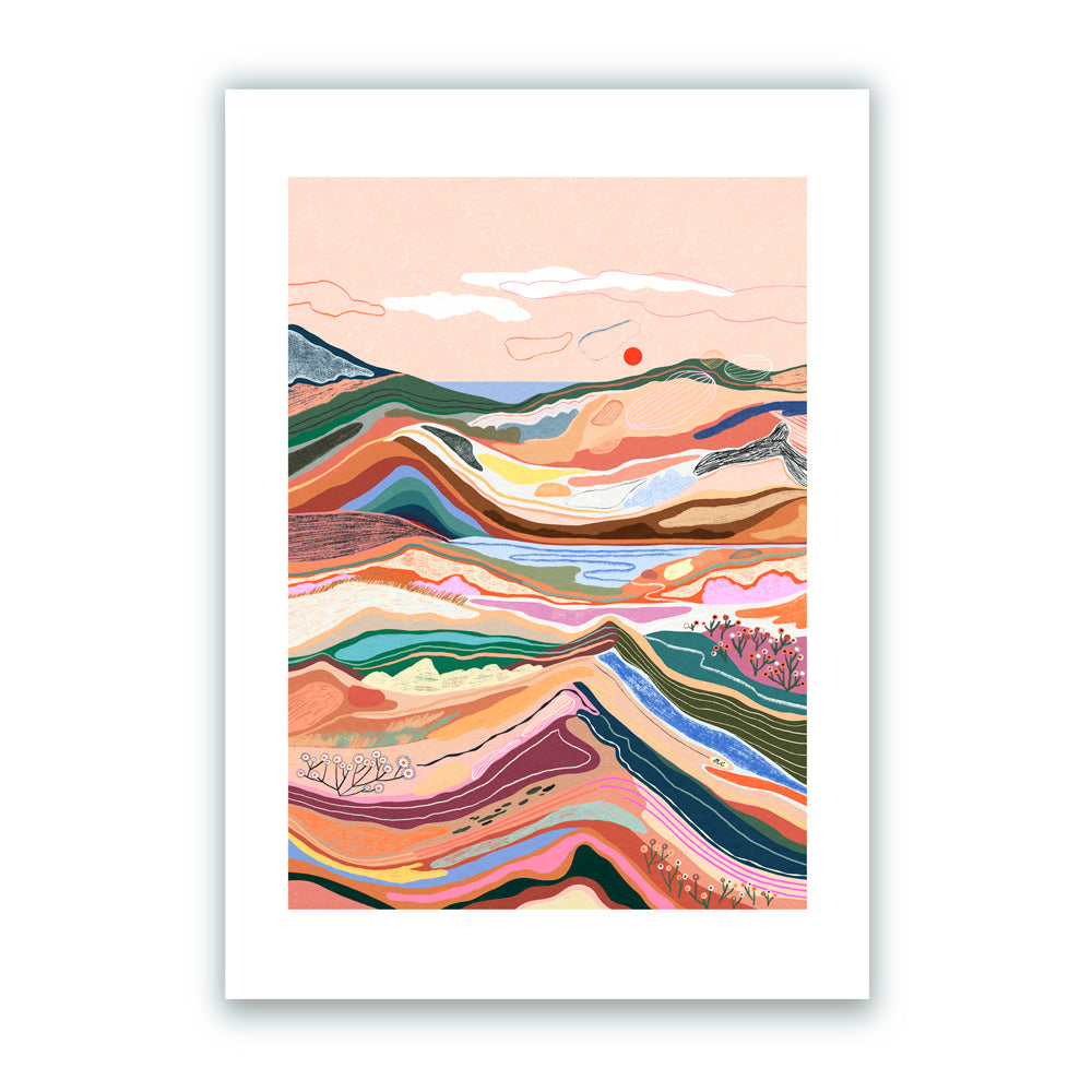 Over The Rainbow Giclée Print A5