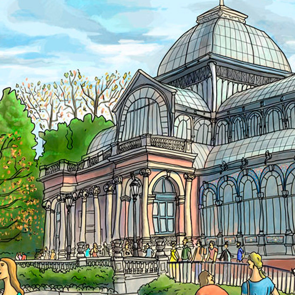 Palacio de Cristal Impresión Giclée
