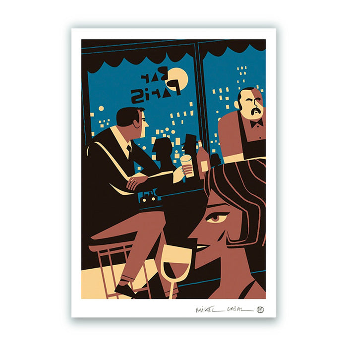 Bar Paris Giclée Print A3