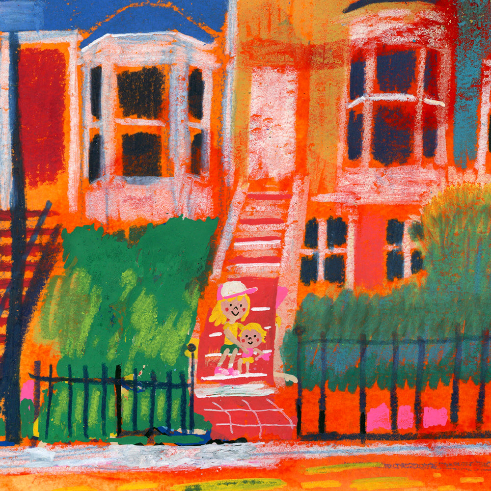 Park Slope Impression Giclée A4