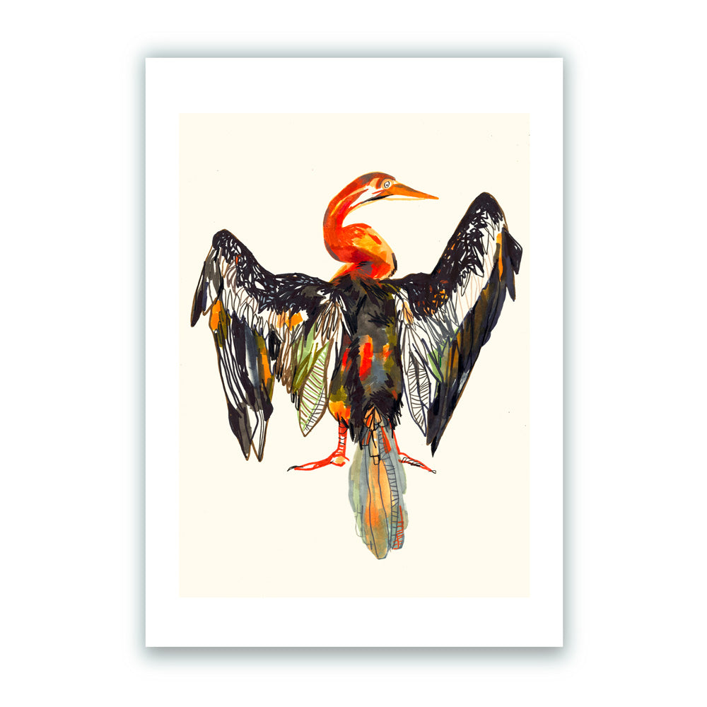 Pelican Giclée Print A3